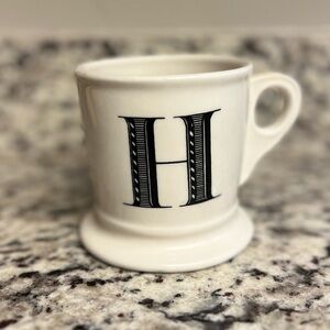 Anthropologie “H” coffee mug